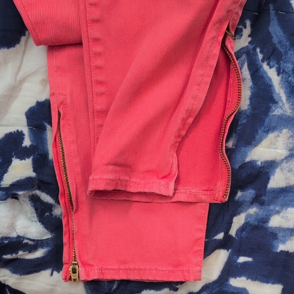 J.Crew Toothpick Ankle Skinny Jean in Coral - Picture 8 of 12